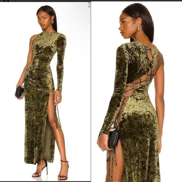 green emerald velvet dress Sweet Jane Olive Crushed Velvet Mini Dress | As Seen on Taylor Swift